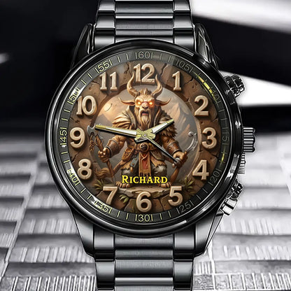 Personalized Norse Mythology Watch-Custom Name Gift For Mythology Lovers