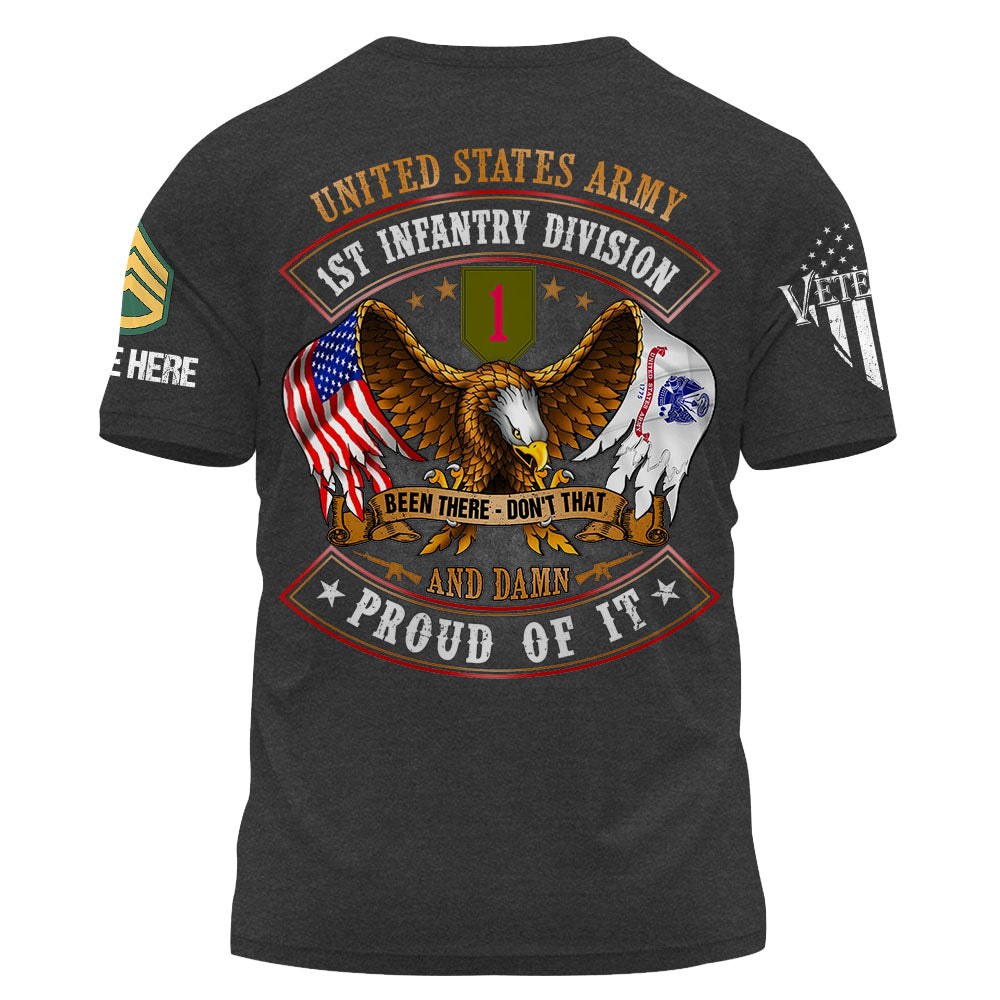 US Veteran Custom Shirt Been There Done That And Damn Proud Of It Personalized Gift For Veterans