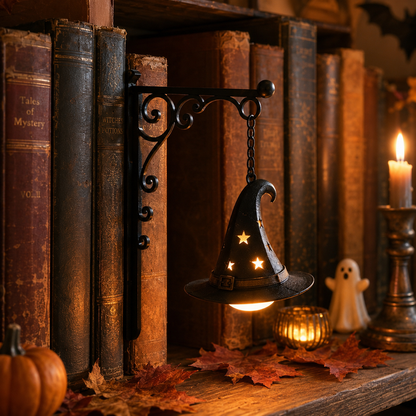 Halloween Bookshelf Hook Light – Spooky Cute LED Shelf Decor For Book Lovers